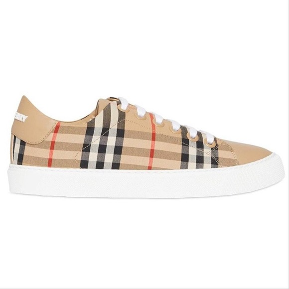 BURBERRY check sneakers - Picture 1 of 4